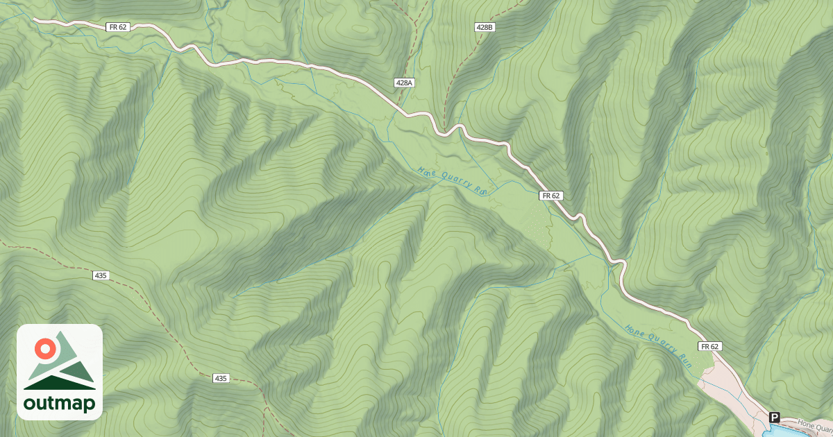 Map of HONE QUARRY