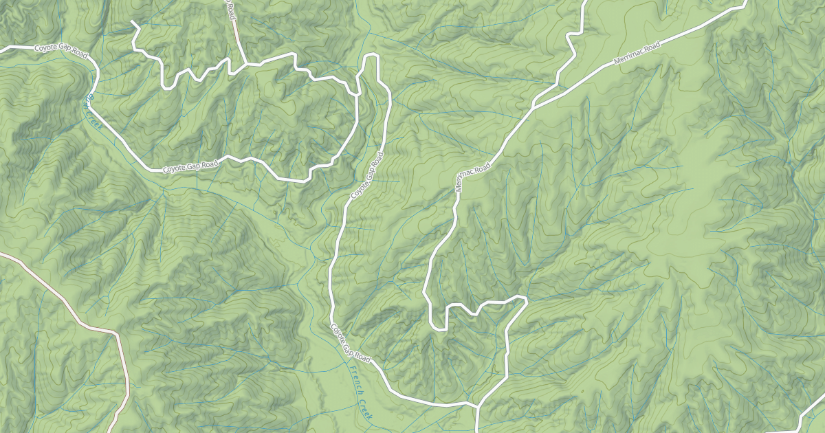 Map preview of PULGA-MERRIMAC