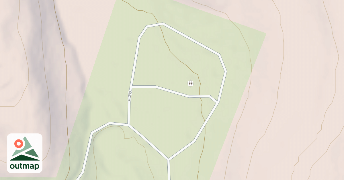Map of TWIN LAKES LOOP - D