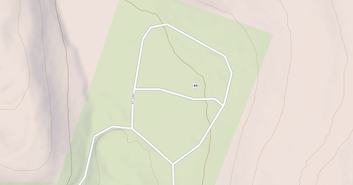 Map preview of TWIN LAKES LOOP - D