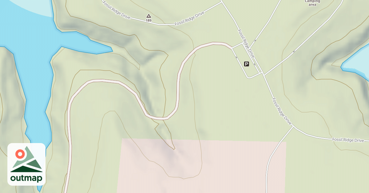 Map of Pee Wee Practice Area