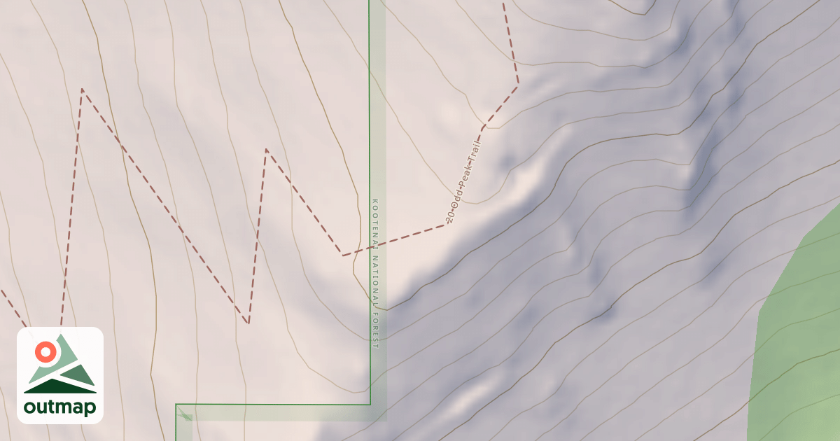Map of 20 Odd Peak