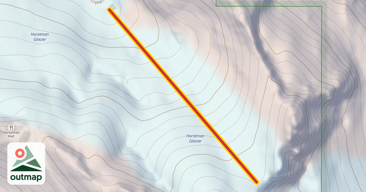 Map of Showcase T-Bar