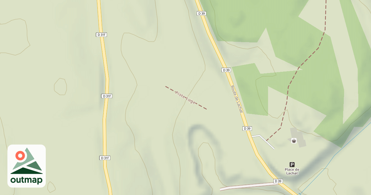 Map of Piste Luge