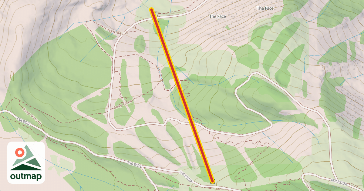 Map of Chair 4 - Park