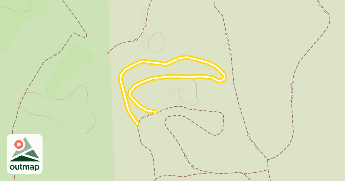 Map of Bucks Run
