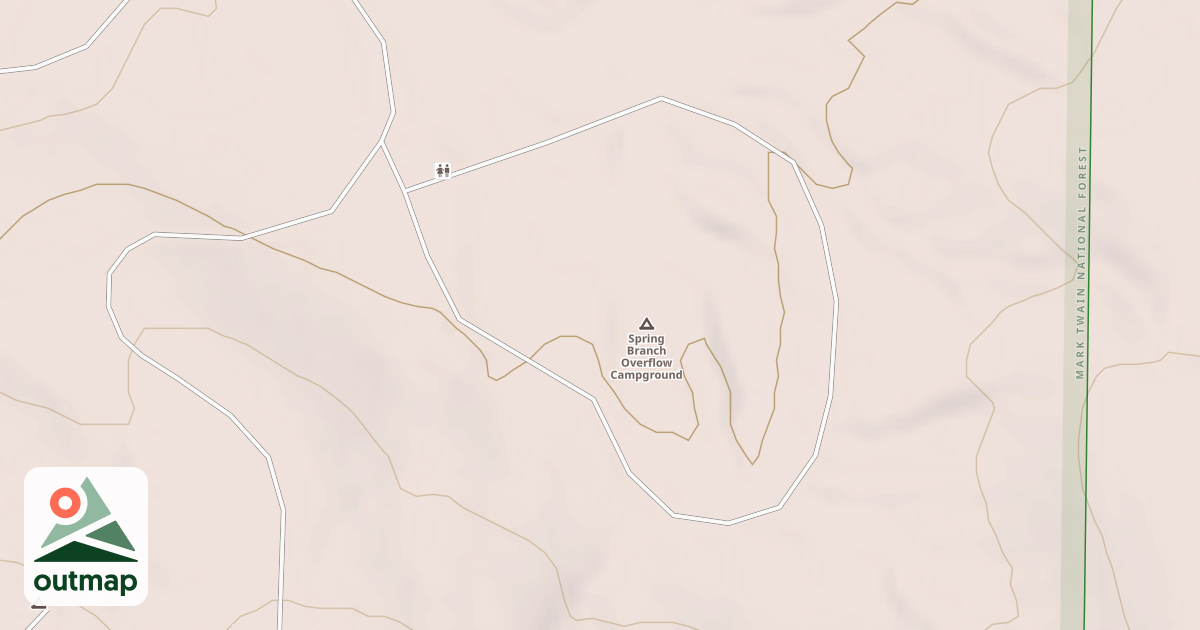 Map of SILVER MINES REC AREA SPUR C