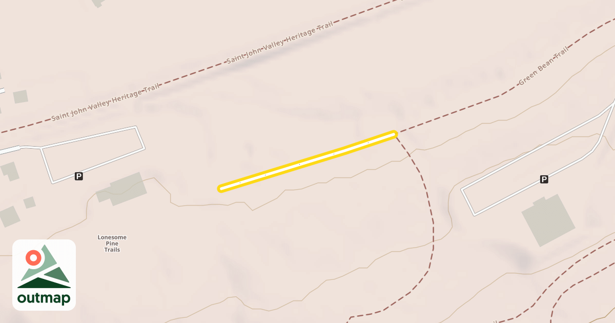 Map of Green Bean Trail