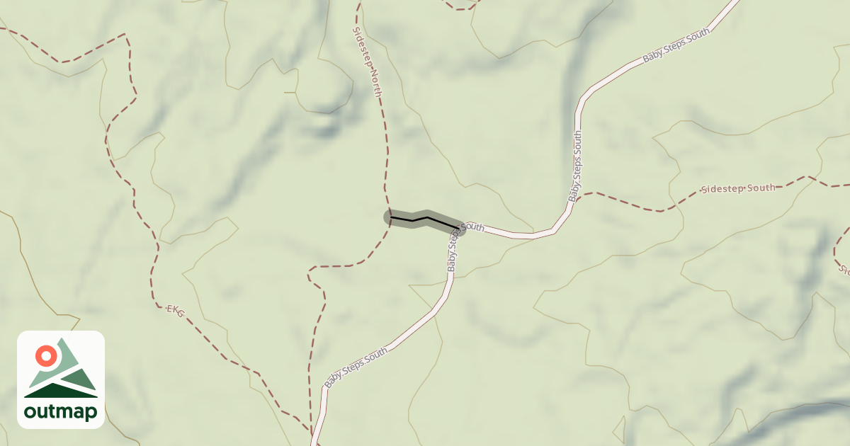 Map of Sidestep South Trail