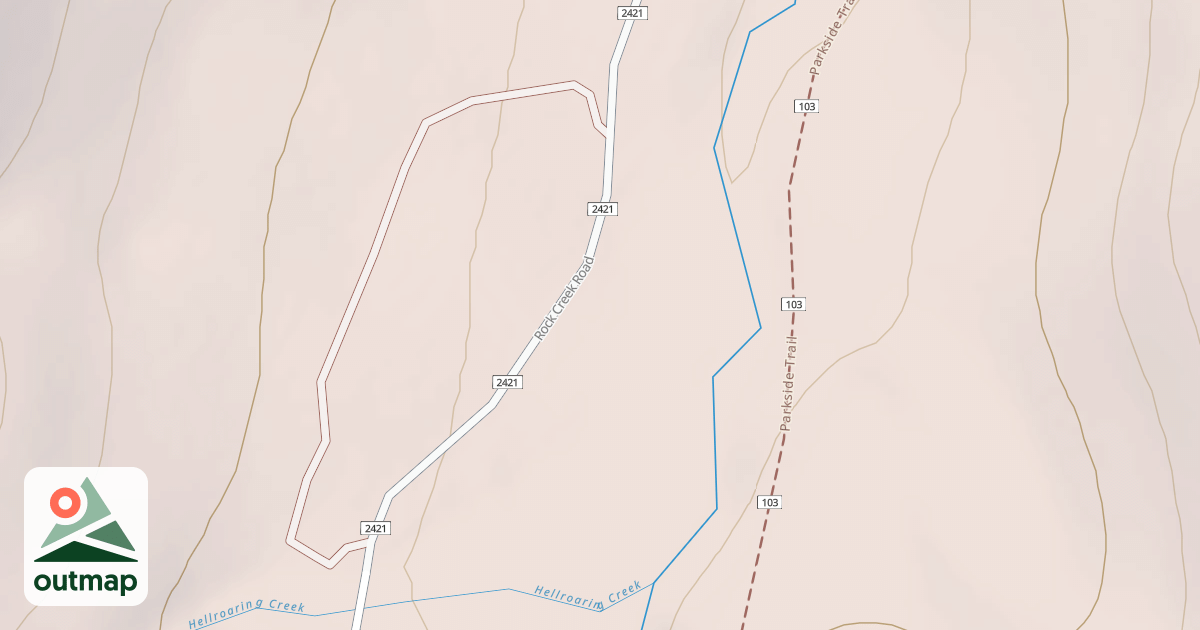Map of DISPERSED CAMPSITE