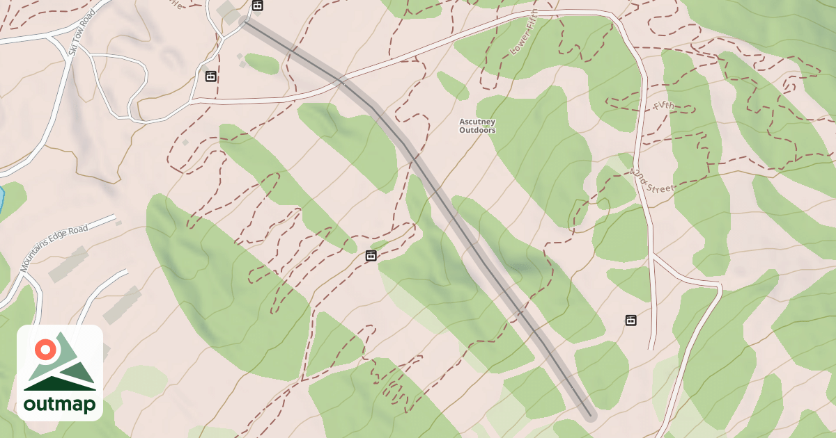 Map of Miller's Mile
