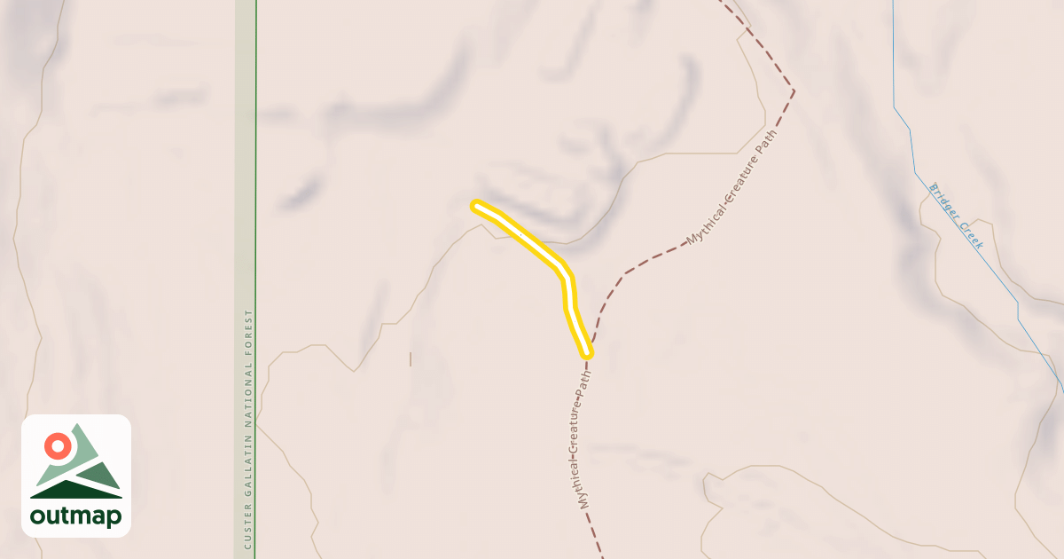 Map of Bridger Ck Connector