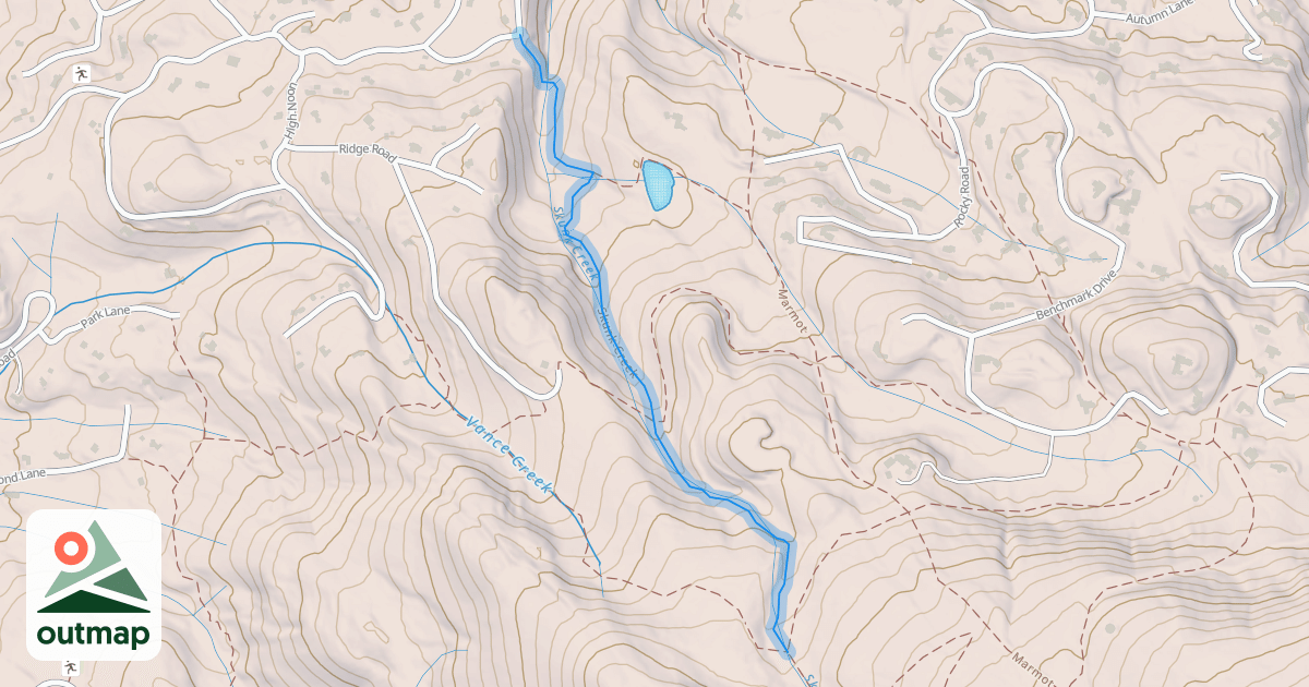 Map of Skunk Creek