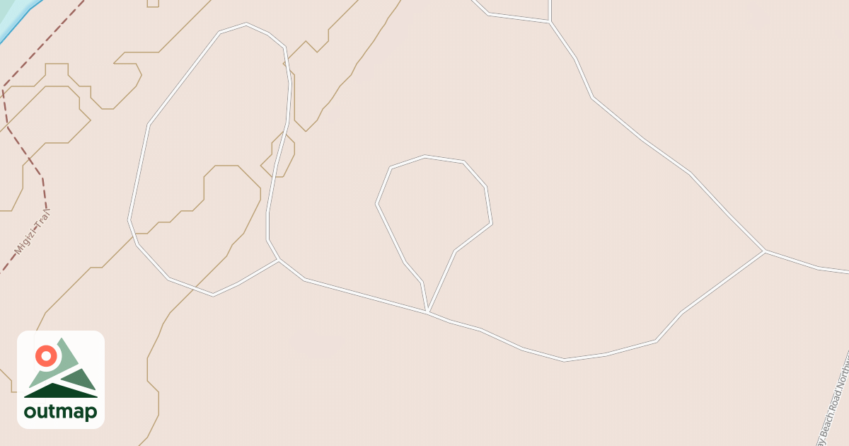 Map of CHIPPEWA CMPGRND PAPOOSE LOOP