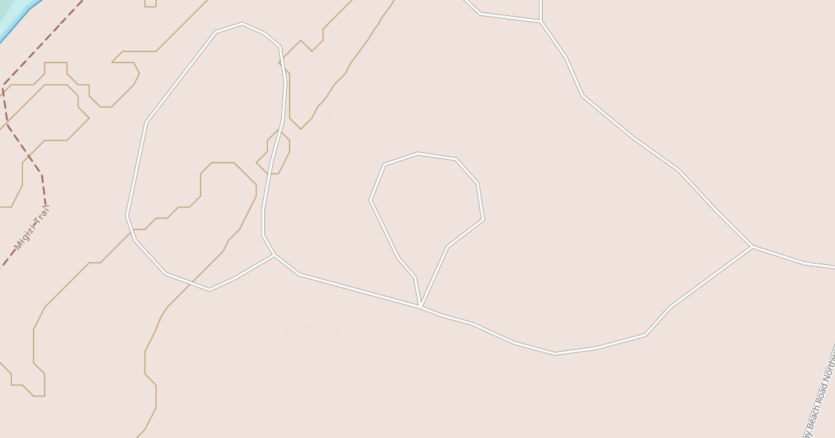 Map preview of CHIPPEWA CMPGRND PAPOOSE LOOP