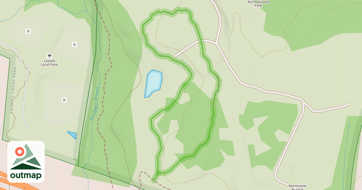 Map of Trolley Loop Trail