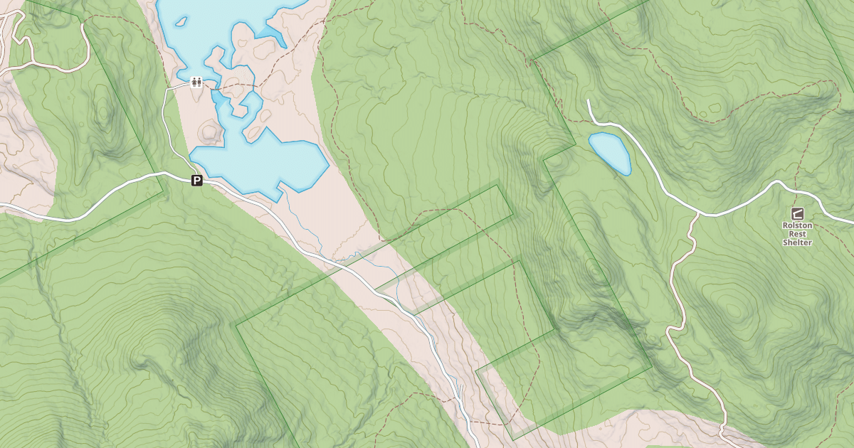Map preview of Lefferts Pond