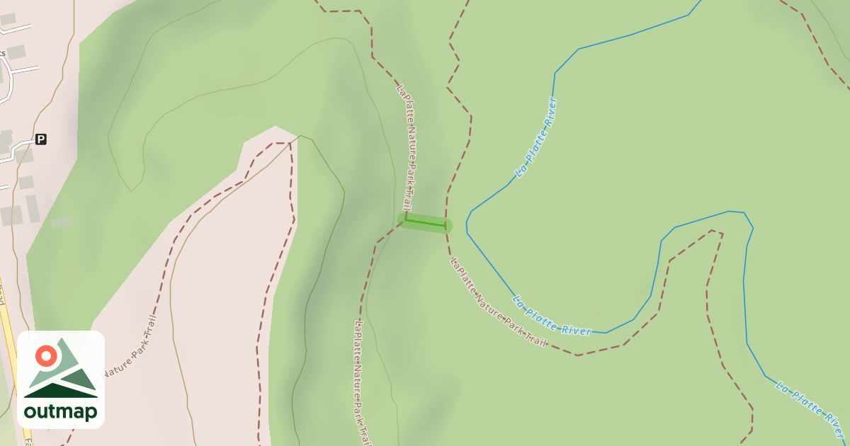 Map of LaPlatte Nature Park Trail