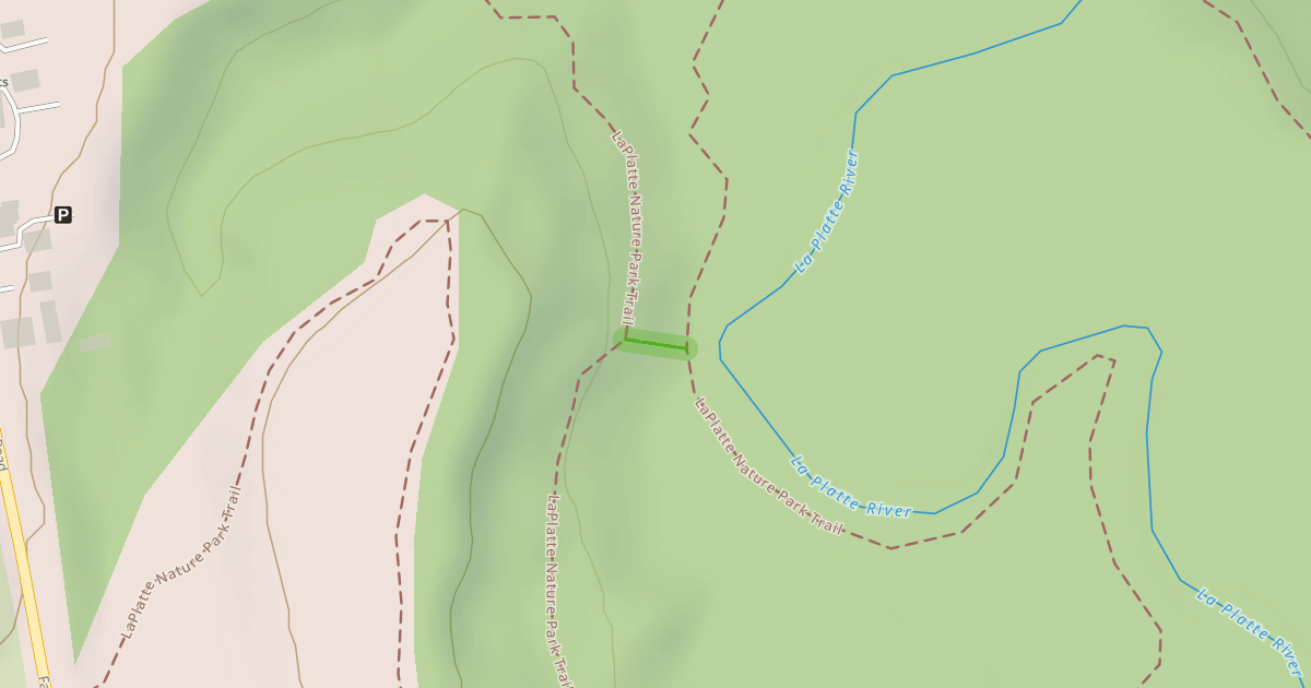 Map preview of LaPlatte Nature Park Trail