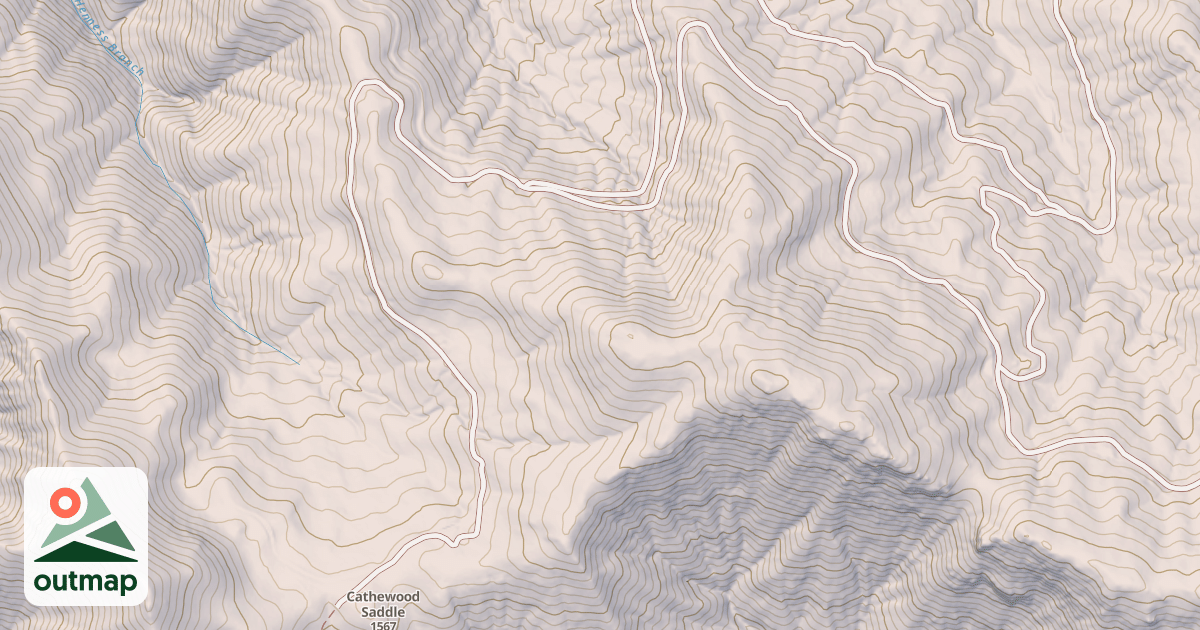 Map of BARREL SPRINGS ROAD