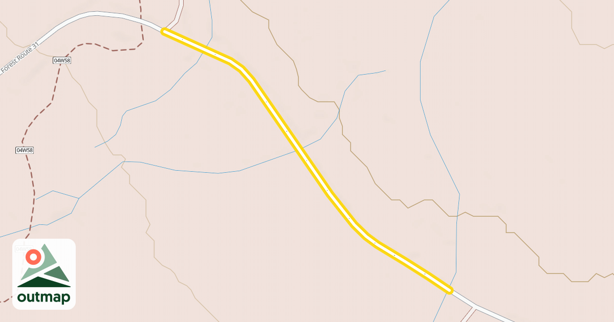 Map of Forest Route 31