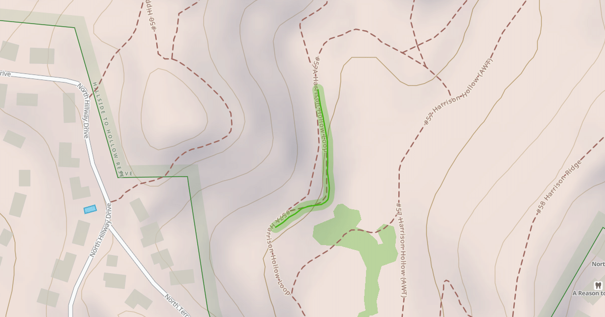 Map preview of Harrison Hollow Trail