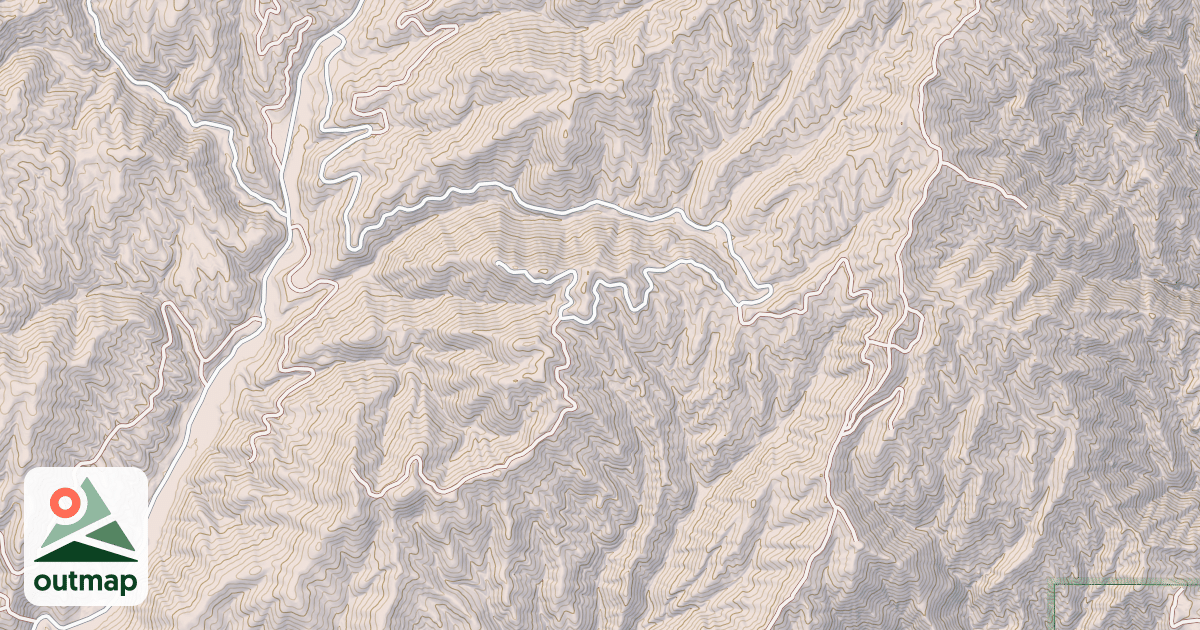 Map of EAST FORK SCRIVER CREEK