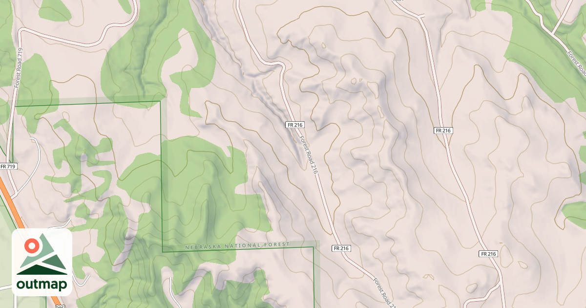 Map of USFS Motor Vehicle Use Map Trails 481509010602
