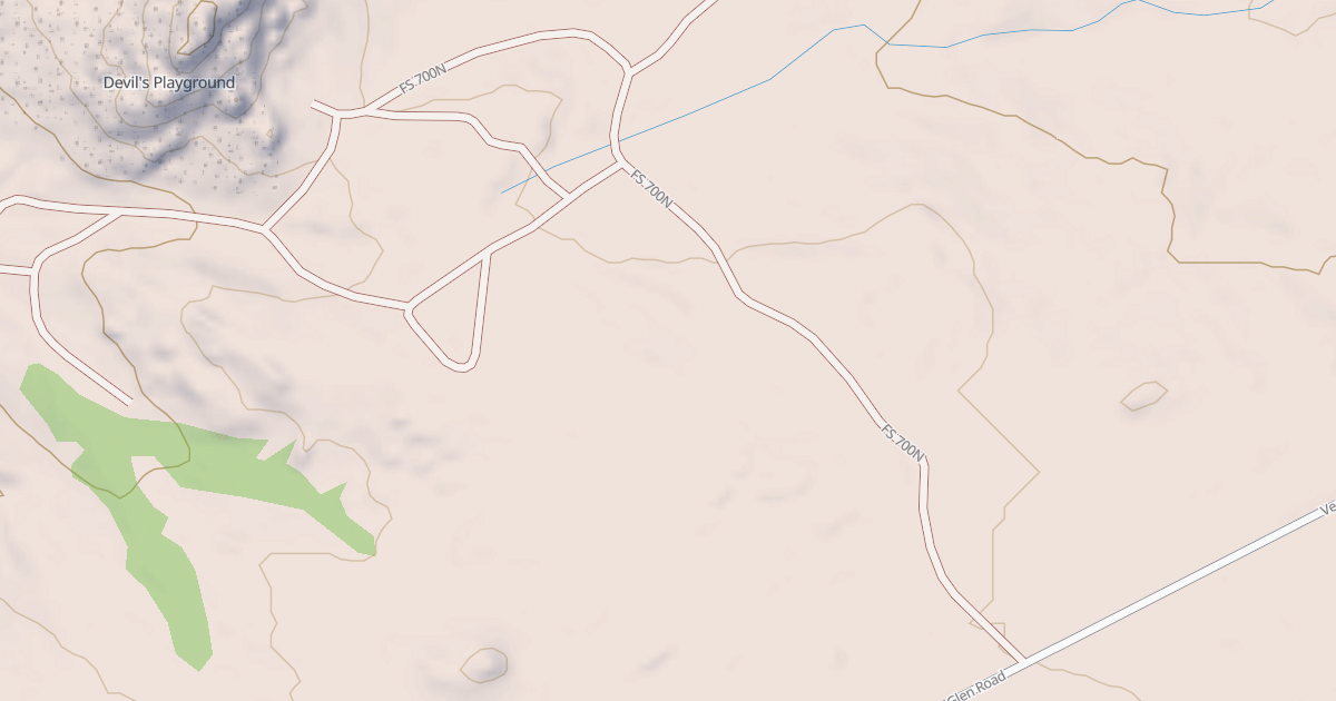 Map preview of DEVILS ROAD