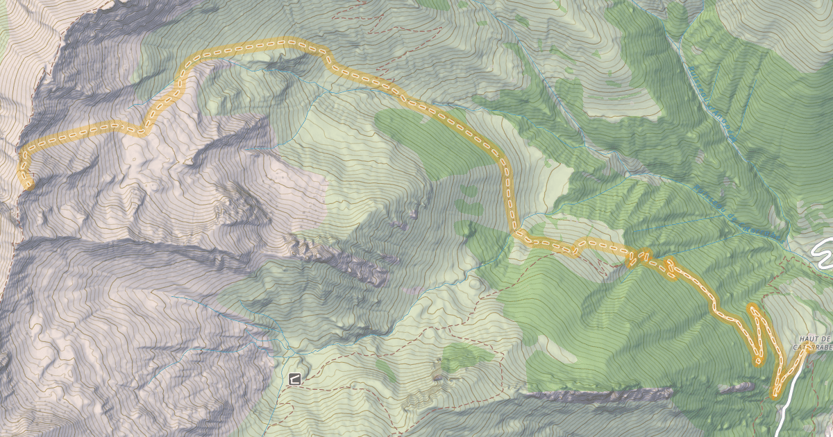 Map preview of Soum de Coume Grane — Ferme Igau