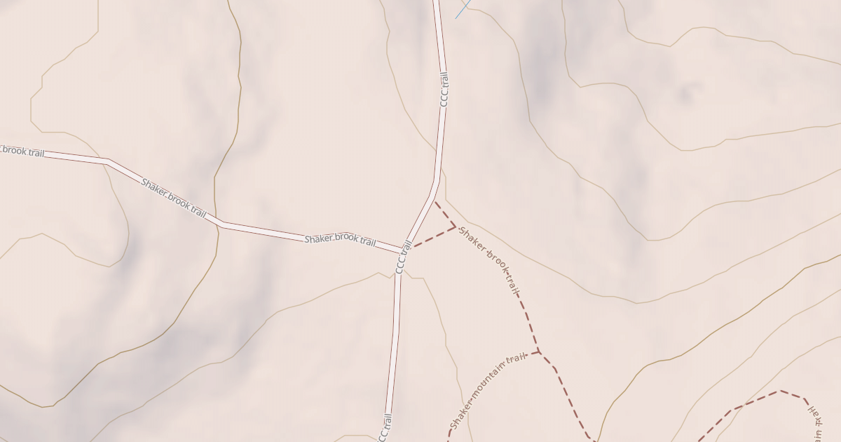 Map preview of CCC Trail