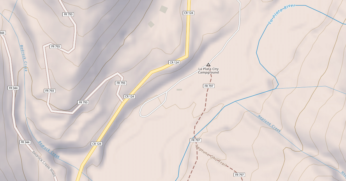 Map preview of LA PLATA CITY DISPERSED