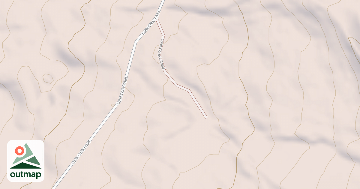 Map of LONE CONE L