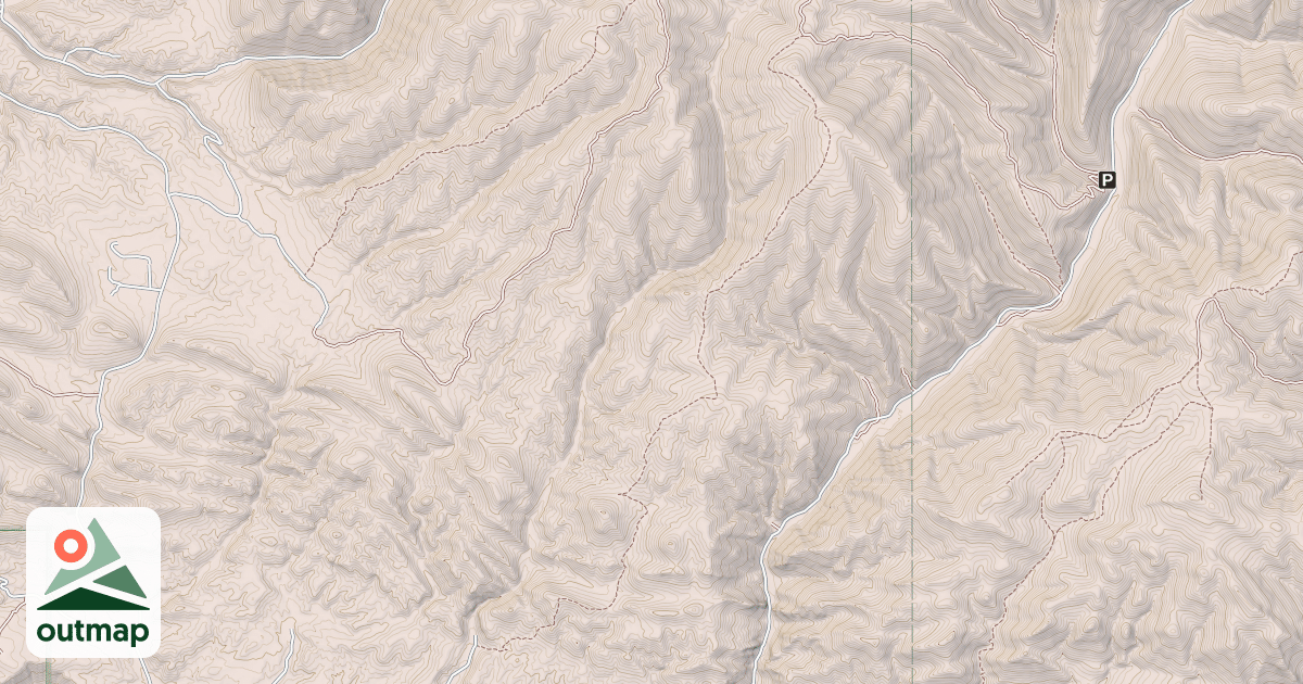 Map of CAVE RIDGE