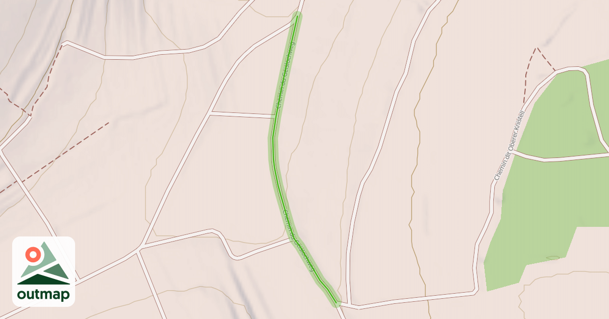 Map of Chemin du Geislochweg
