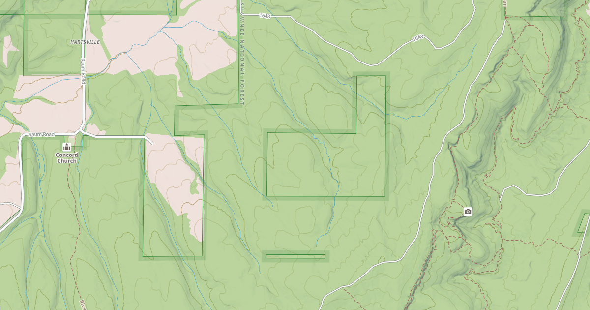 Map preview of CONCORD CH SPUR RD