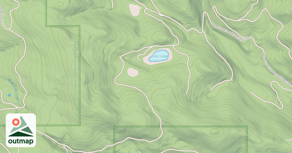 Map of DOE CREEK E