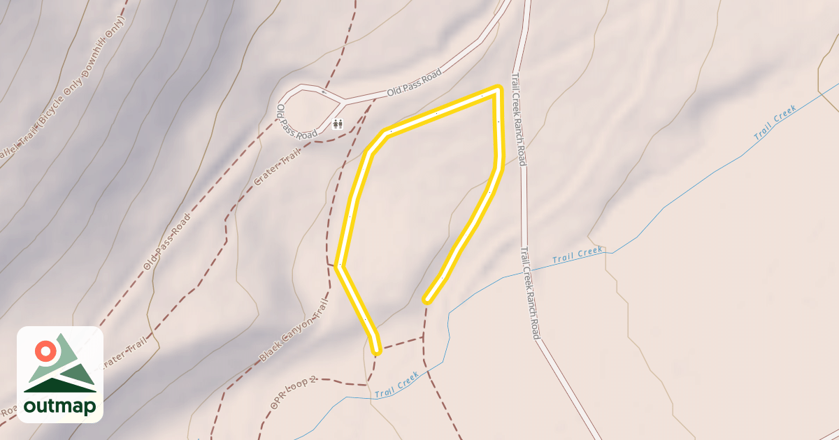Map of Old Pass Parking
