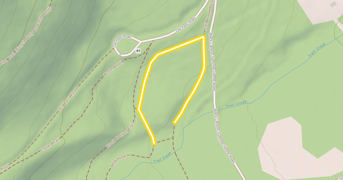 Map preview of Old Pass Parking