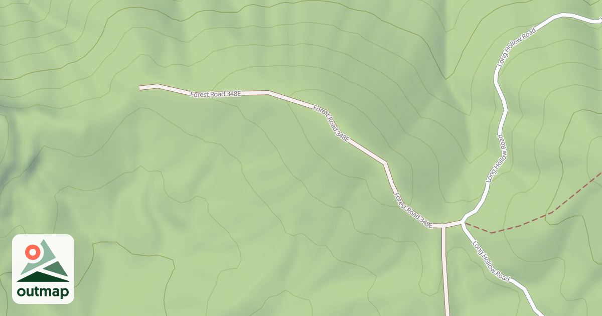 Map of HILL TOP