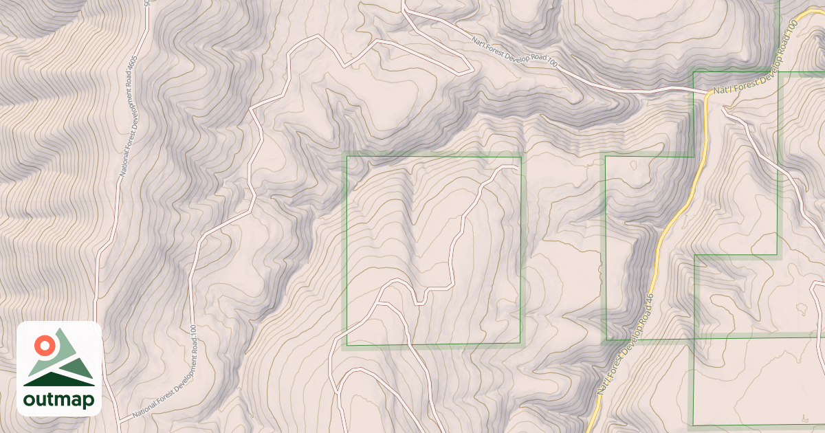 Map of ROCK POND