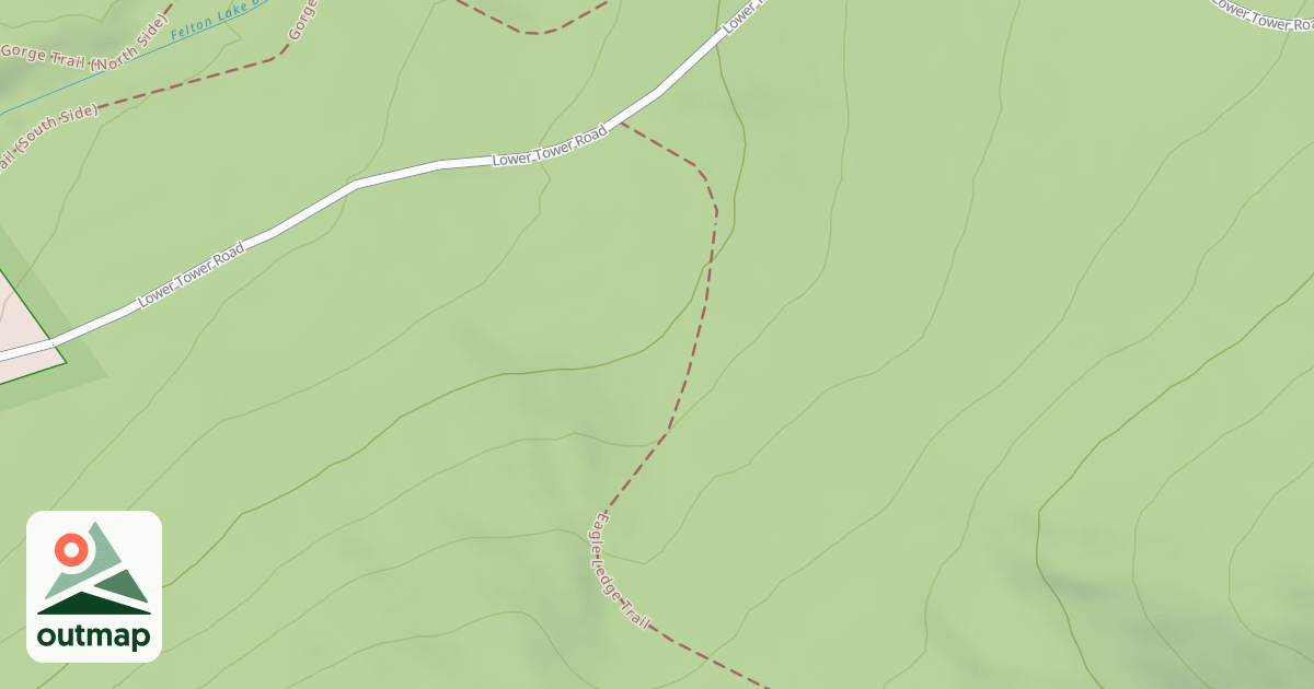 Map of Eagle Ledge Trail