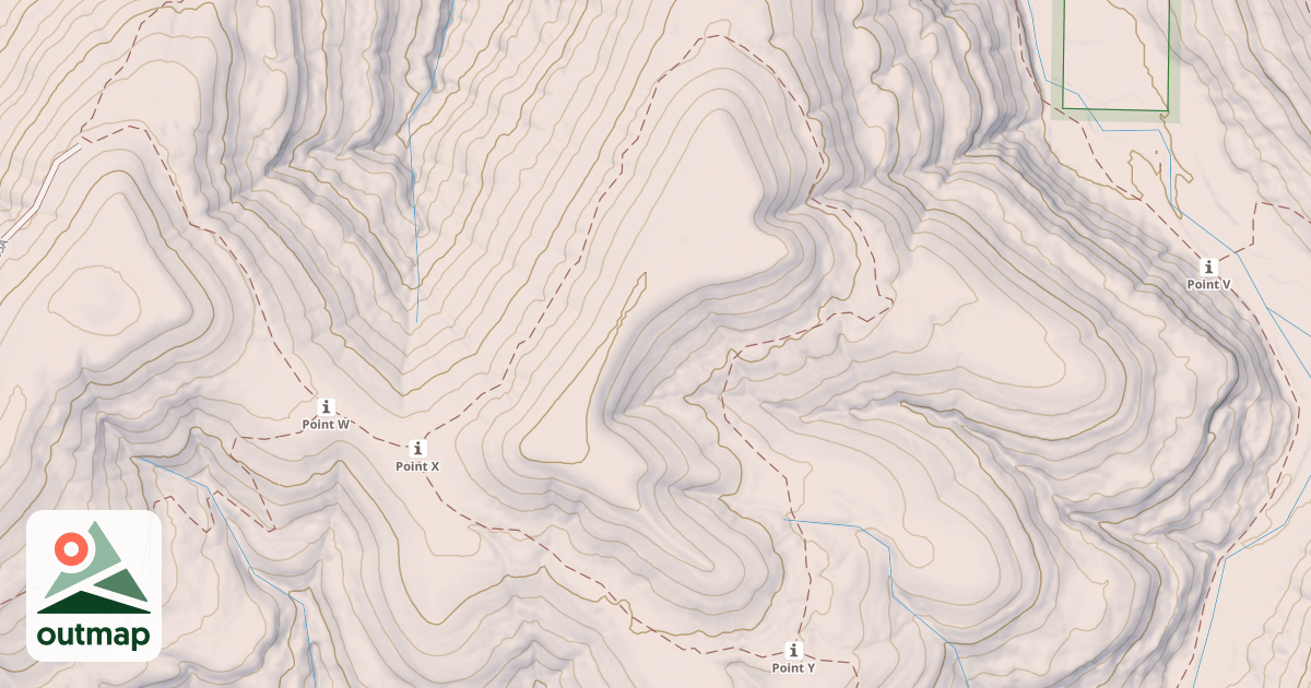 Map of High Mtn Loop B