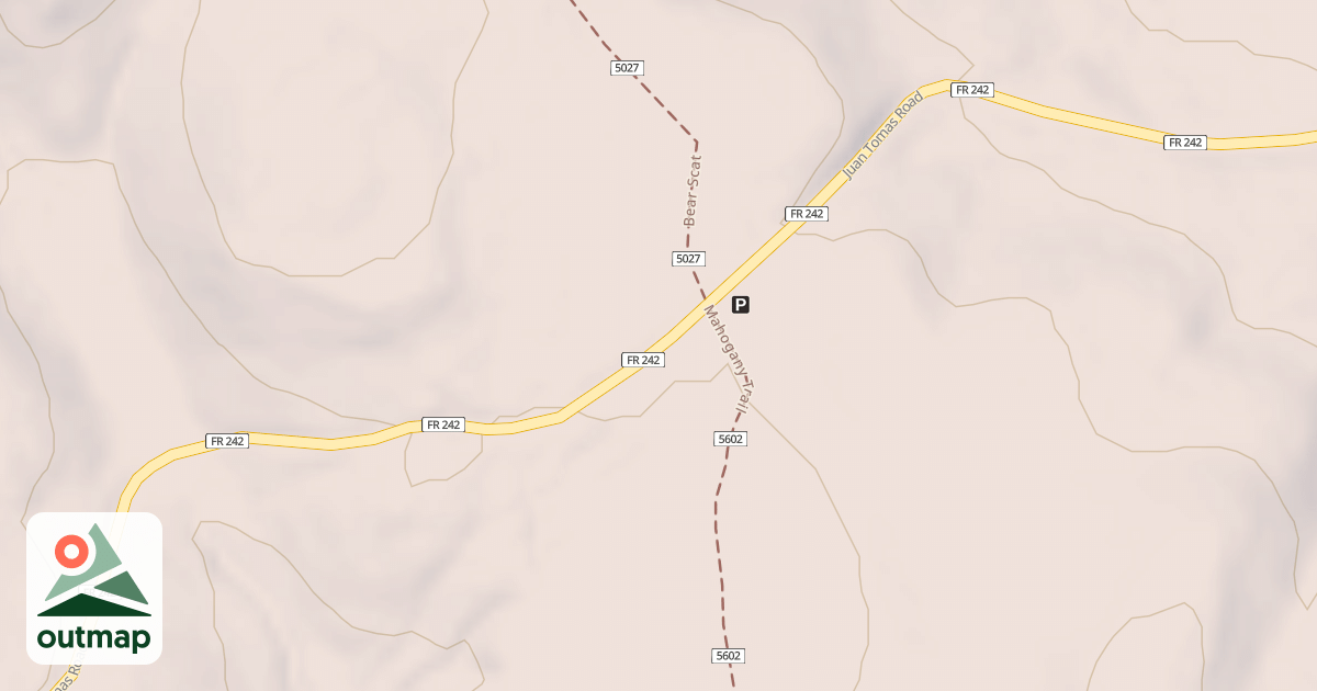 Map of 242 DISPERSED CAMP SPUR 2
