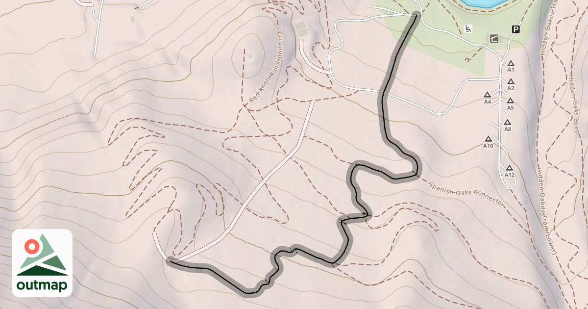 Map of Lookout Point Trail