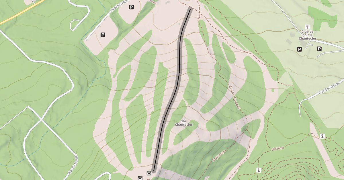 Map preview of Alexandre Despatie