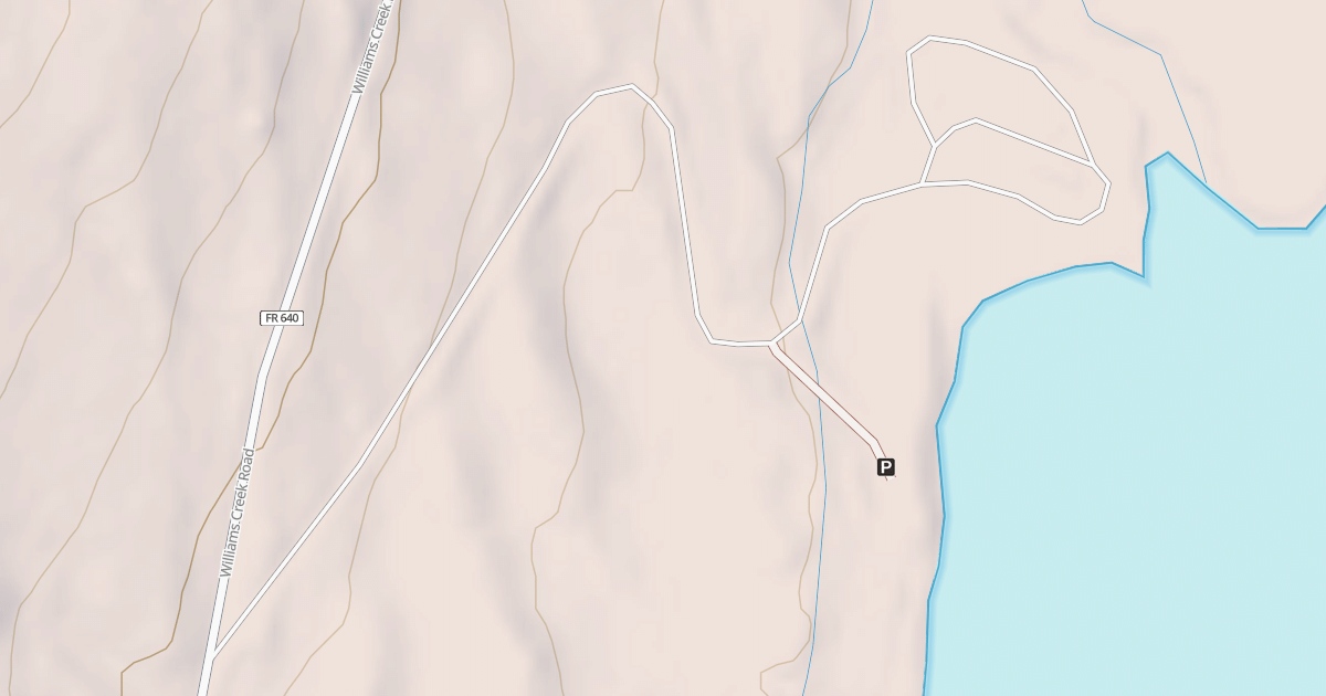 Map preview of TEAL BOAT RAMP