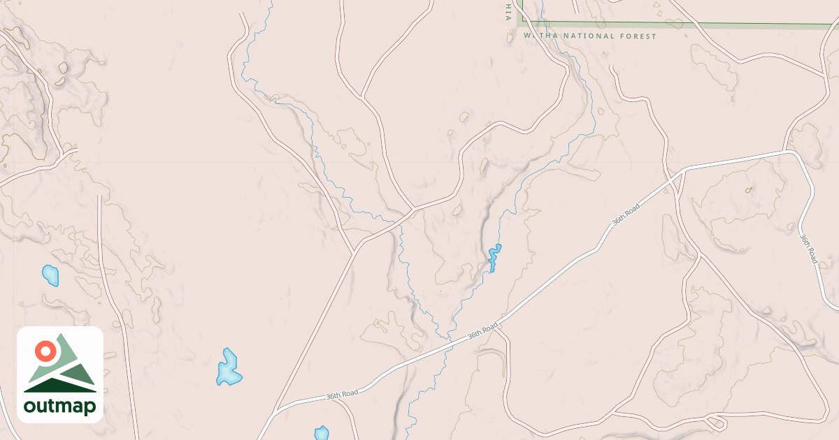 Map of BLACK CREEK NORTH