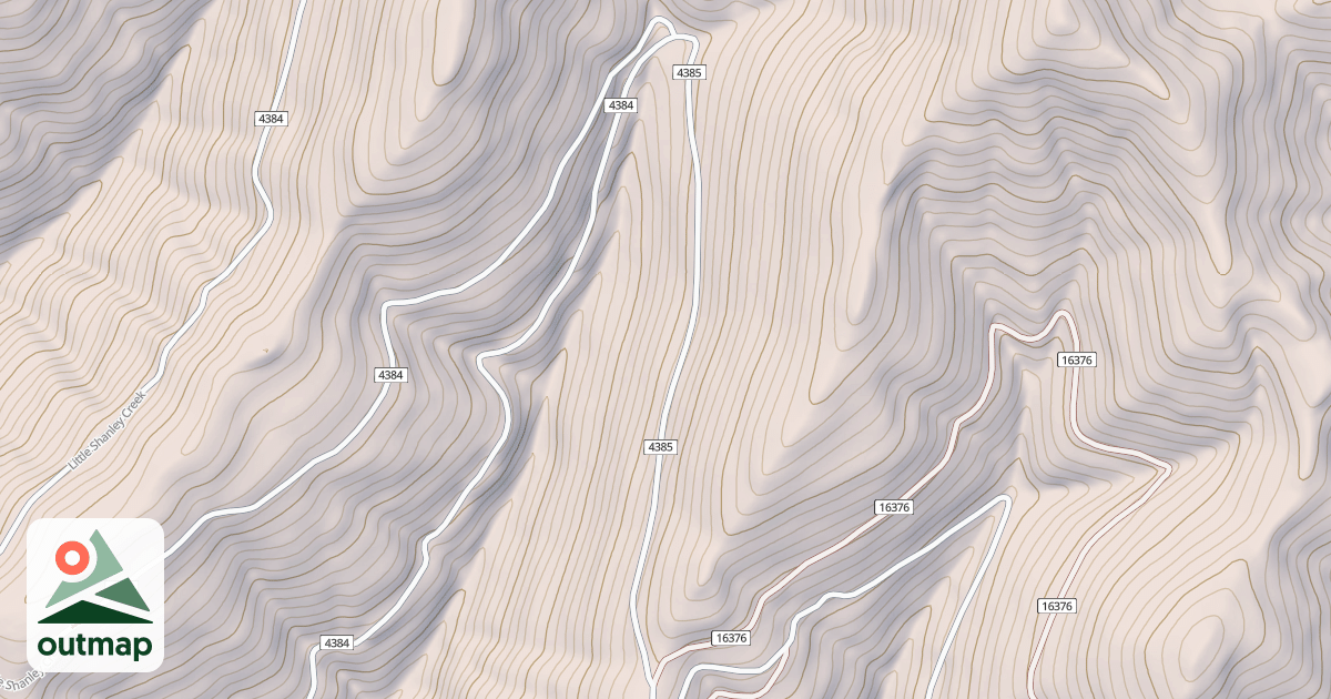 Map of BLACK CANYON