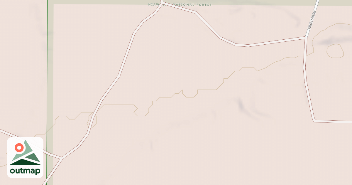Map of COX POND SOUTH